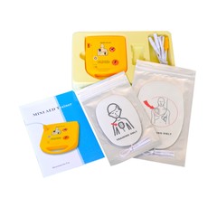 1pc Mini AED Trainer Automatic External Defibrillator kit In American Portuguese