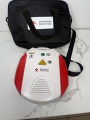 American Red Cross AED Trainer Training Practice Device English & Spanish WORKS