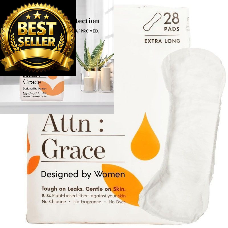 Attn: Grace Ultimate Incontinence Pads for Women, 28-Pack – 1 Pack, White