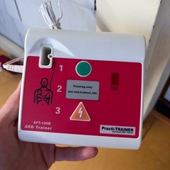 AED Practi-Trainer CPR Defibrillator Training Unit Tested Working No Batteries