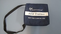 Heartstream AED Trainer With Case Technology By Hewlett-Packard (HP)