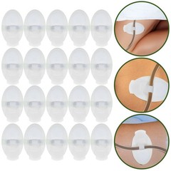 EXCEART 20Pcs Catheter Stabilization Device Legband 11X6.5X0.5CM, White