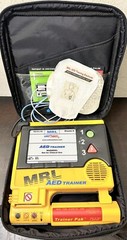 MRL AED Trainer First Aid CPR Simulator Trainer Pak UNTESTED