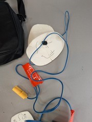 American Red Cross AED Trainer Training Practice Device English & Spanish WORKS