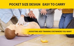 2X Mini AED Trainer XFT-D0009 First Aid Training Teaching Machine CPR Train Kits