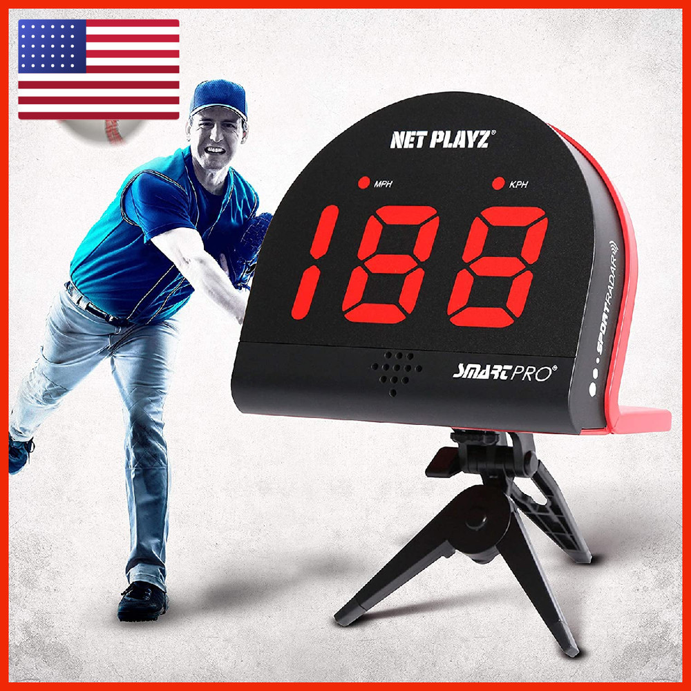 Net Playz Radars Speed Sensors Training Equipment Hands-Free Radar Pitching