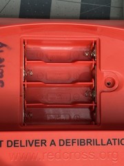 American Red Cross AED Trainer Training Practice Device English & Spanish WORKS