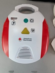 American Red Cross AED Trainer Training Practice Device English & Spanish WORKS