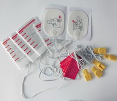 20 Pairs/lot Adult Training Replacement Pads For AED Trainer new